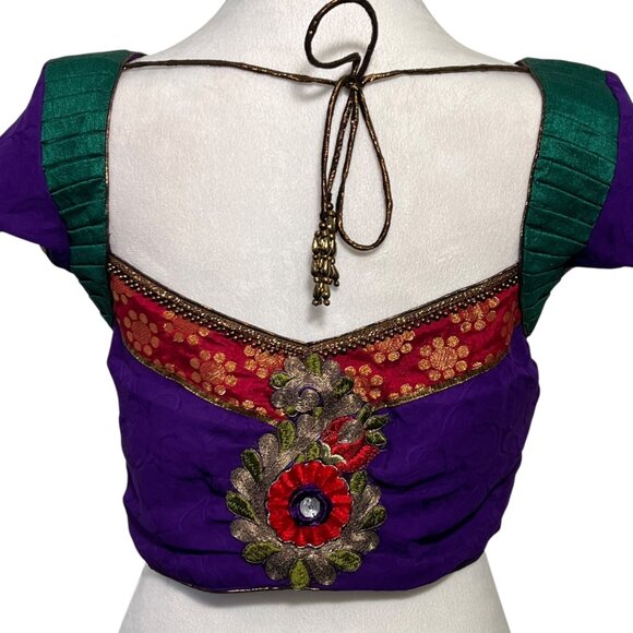 Renaissance Festival Gypsy Top Corset Babydoll Peasant Regency Costume Cosplay M - Picture 1 of 9